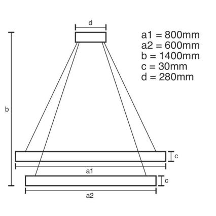 LED Ljusreglerad kristall ljuskrona på snöre LED/160W/230V 3000-6500K silver + fjärrkontroll