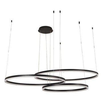 LED ljusreglerad ljuskrona på textilsladd LED/170W/230V 3000-6500K + fjärrkontroll
