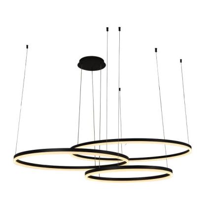 LED ljusreglerad ljuskrona på textilsladd LED/170W/230V 3000-6500K + fjärrkontroll