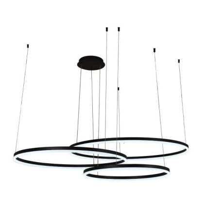LED ljusreglerad ljuskrona på textilsladd LED/170W/230V 3000-6500K + fjärrkontroll