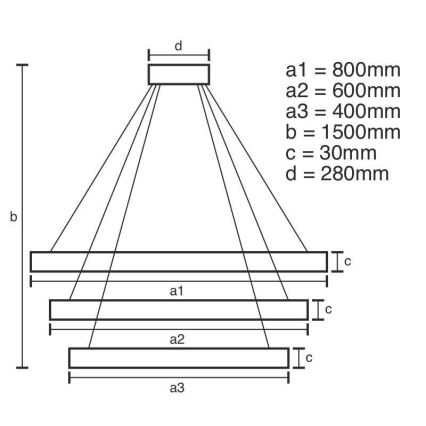LED Ljusreglerad kristall ljuskrona på snöre LED/210W/230V 3000-6500K silver + fjärrkontroll