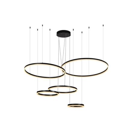 LED ljusreglerad ljuskrona på textilsladd LED/220W/230V 3000-6500K + fjärrkontroll
