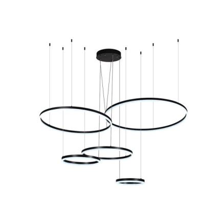 LED ljusreglerad ljuskrona på textilsladd LED/220W/230V 3000-6500K + fjärrkontroll