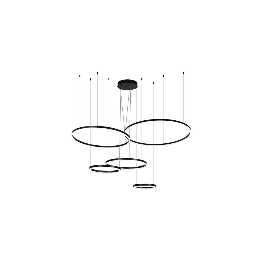 LED ljusreglerad ljuskrona på textilsladd LED/220W/230V 3000-6500K + fjärrkontroll