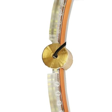 LED ljusreglerad ljuskrona på textilsladd LED/240W/230V 3000-6500K + fjärrkontroll