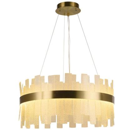 LED Ljusreglerad kristall ljuskrona på snöre LED/40W/230V 3000-6500K + fjärrkontroll