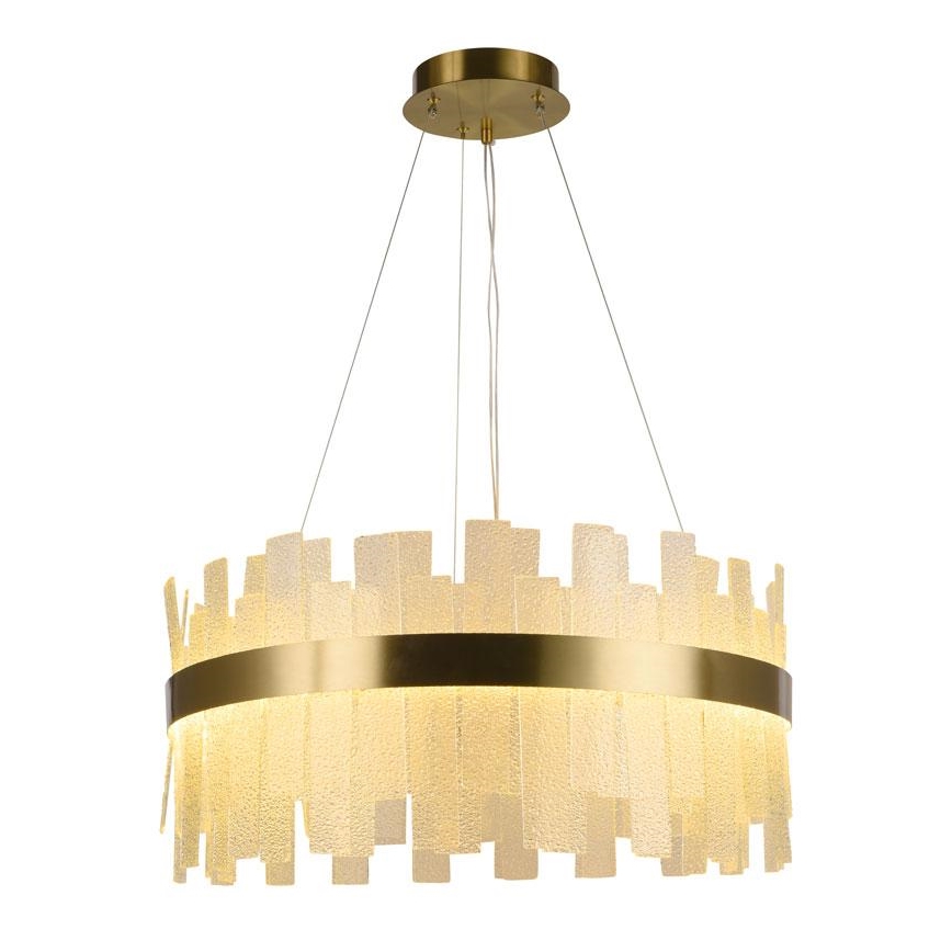 LED Ljusreglerad kristall ljuskrona på snöre LED/40W/230V 3000-6500K + fjärrkontroll