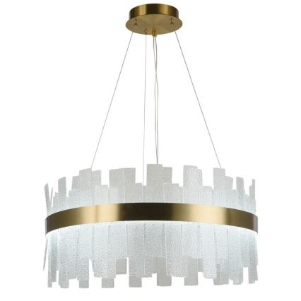 LED Ljusreglerad kristall ljuskrona på snöre LED/40W/230V 3000-6500K + fjärrkontroll