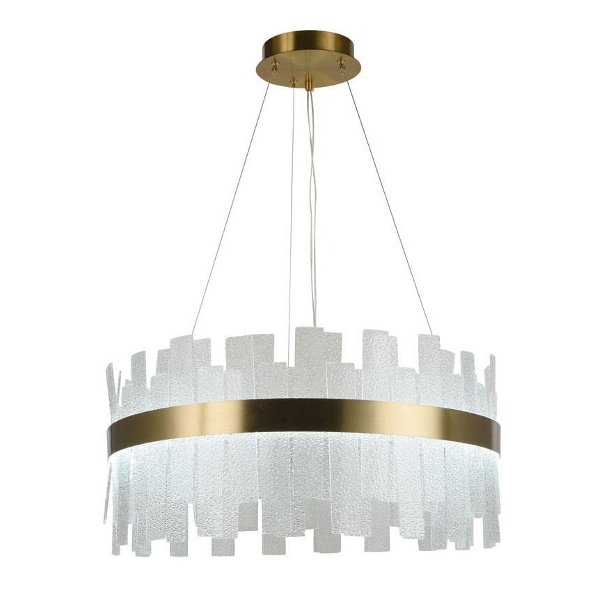 LED Ljusreglerad kristall ljuskrona på snöre LED/40W/230V 3000-6500K + fjärrkontroll