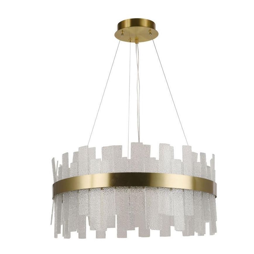 LED Ljusreglerad kristall ljuskrona på snöre LED/40W/230V 3000-6500K + fjärrkontroll