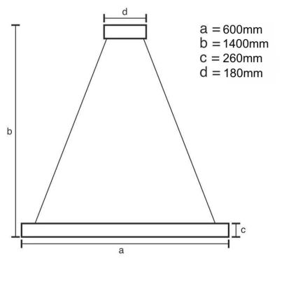 LED Ljusreglerad kristall ljuskrona på snöre LED/40W/230V 3000-6500K + fjärrkontroll