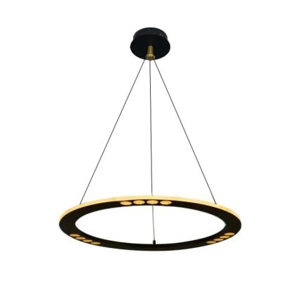 LED ljusreglerad ljuskrona på textilsladd LED/40W/230V 3000-6500K + fjärrkontroll