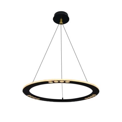 LED ljusreglerad ljuskrona på textilsladd LED/40W/230V 3000-6500K + fjärrkontroll
