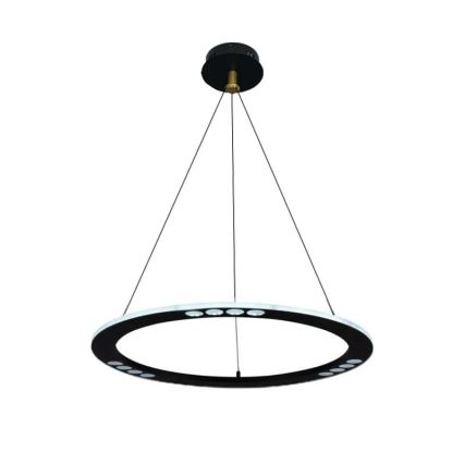 LED ljusreglerad ljuskrona på textilsladd LED/40W/230V 3000-6500K + fjärrkontroll