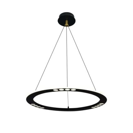 LED ljusreglerad ljuskrona på textilsladd LED/40W/230V 3000-6500K + fjärrkontroll