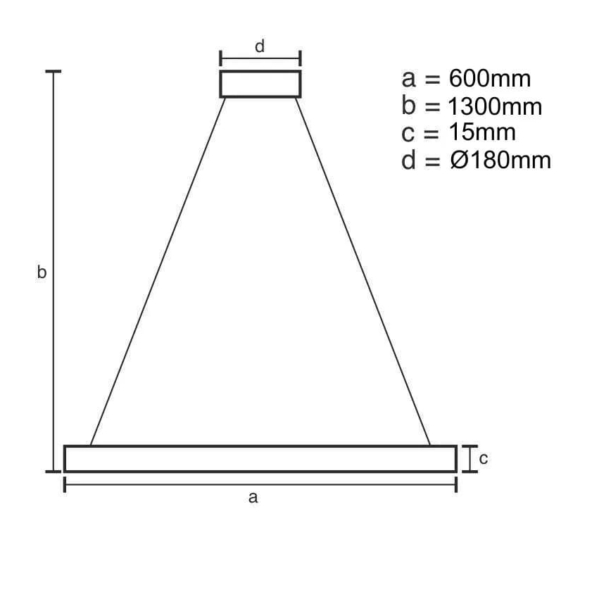 LED ljusreglerad ljuskrona på textilsladd LED/40W/230V 3000-6500K + fjärrkontroll