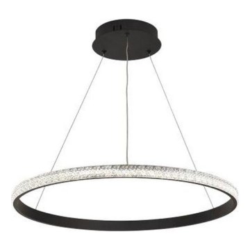 LED ljusreglerad ljuskrona på textilsladd LED/40W/230V 3000-6500K + fjärrkontroll