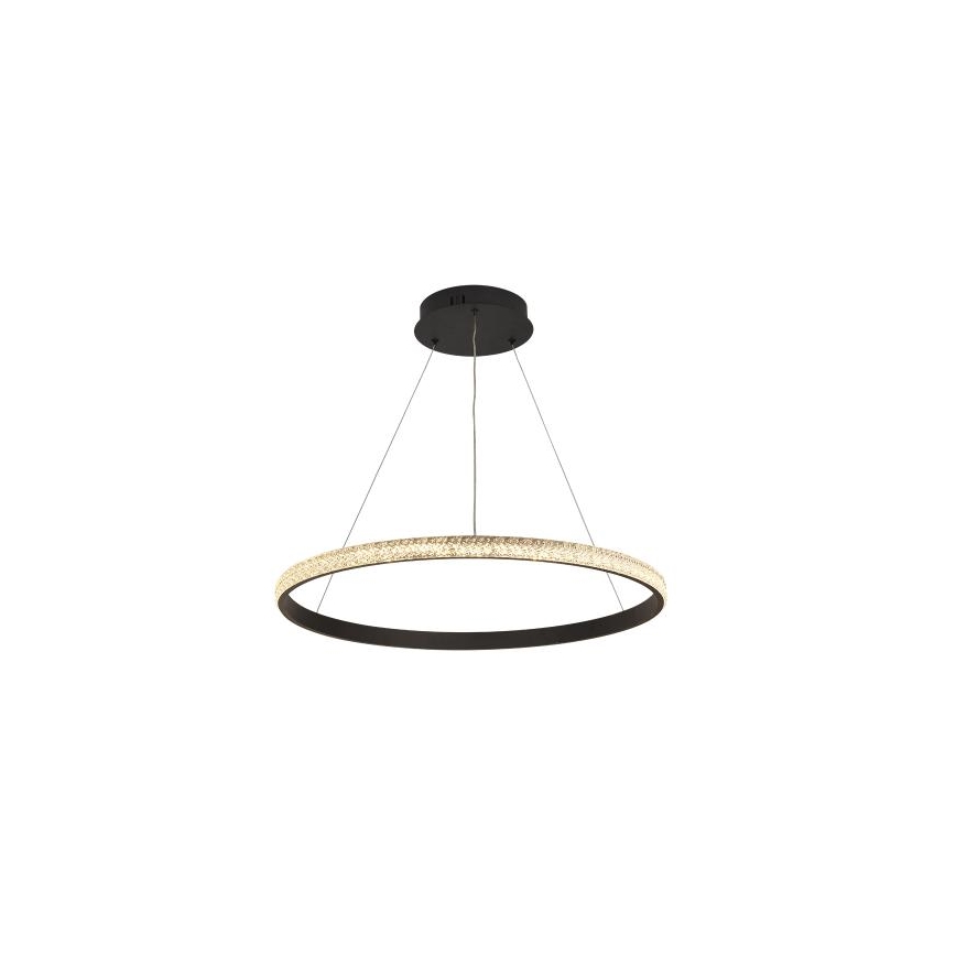 LED ljusreglerad ljuskrona på textilsladd LED/40W/230V 3000-6500K + fjärrkontroll