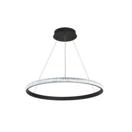 LED ljusreglerad ljuskrona på textilsladd LED/40W/230V 3000-6500K + fjärrkontroll
