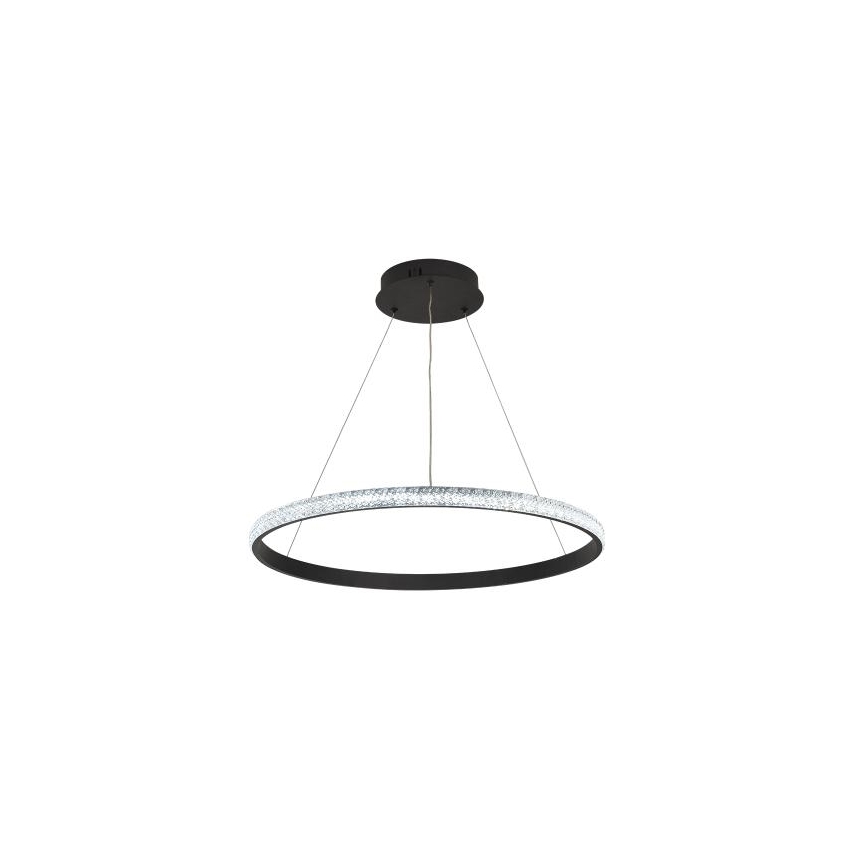 LED ljusreglerad ljuskrona på textilsladd LED/40W/230V 3000-6500K + fjärrkontroll