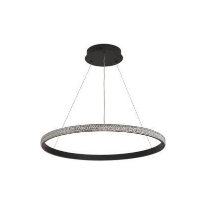 LED ljusreglerad ljuskrona på textilsladd LED/40W/230V 3000-6500K + fjärrkontroll