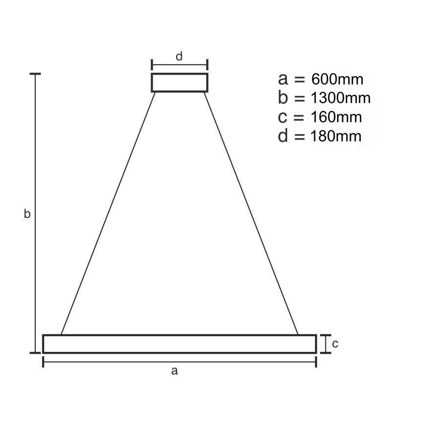 LED ljusreglerad ljuskrona på textilsladd LED/40W/230V 3000-6500K guld + fjärrkontroll