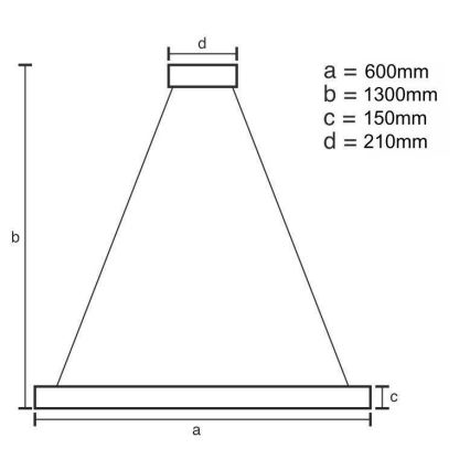 LED Ljusreglerad kristall ljuskrona på snöre LED/40W/230V 3000-6500K guld + fjärrkontroll