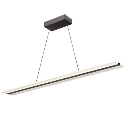 LED ljusreglerad ljuskrona på textilsladd LED/40W/230V 3000-6500K krom + fjärrkontroll