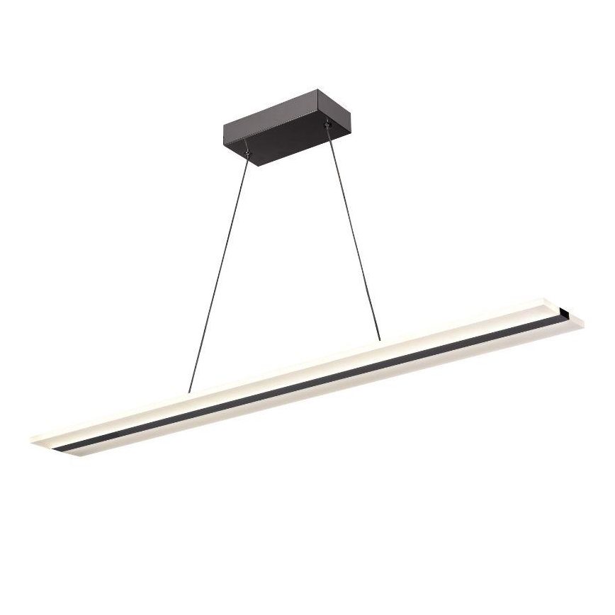 LED ljusreglerad ljuskrona på textilsladd LED/40W/230V 3000-6500K krom + fjärrkontroll