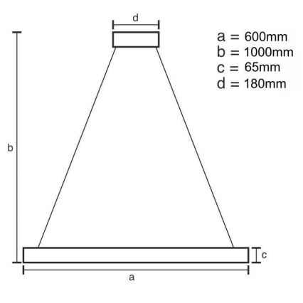 LED Dimbar kristallkronkrona på snöre LED/40W/230V 3000-6500K skinande krom + fjärrkontroll