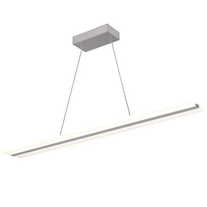 LED ljusreglerad ljuskrona på textilsladd LED/40W/230V 3000-6500K vit + fjärrkontroll