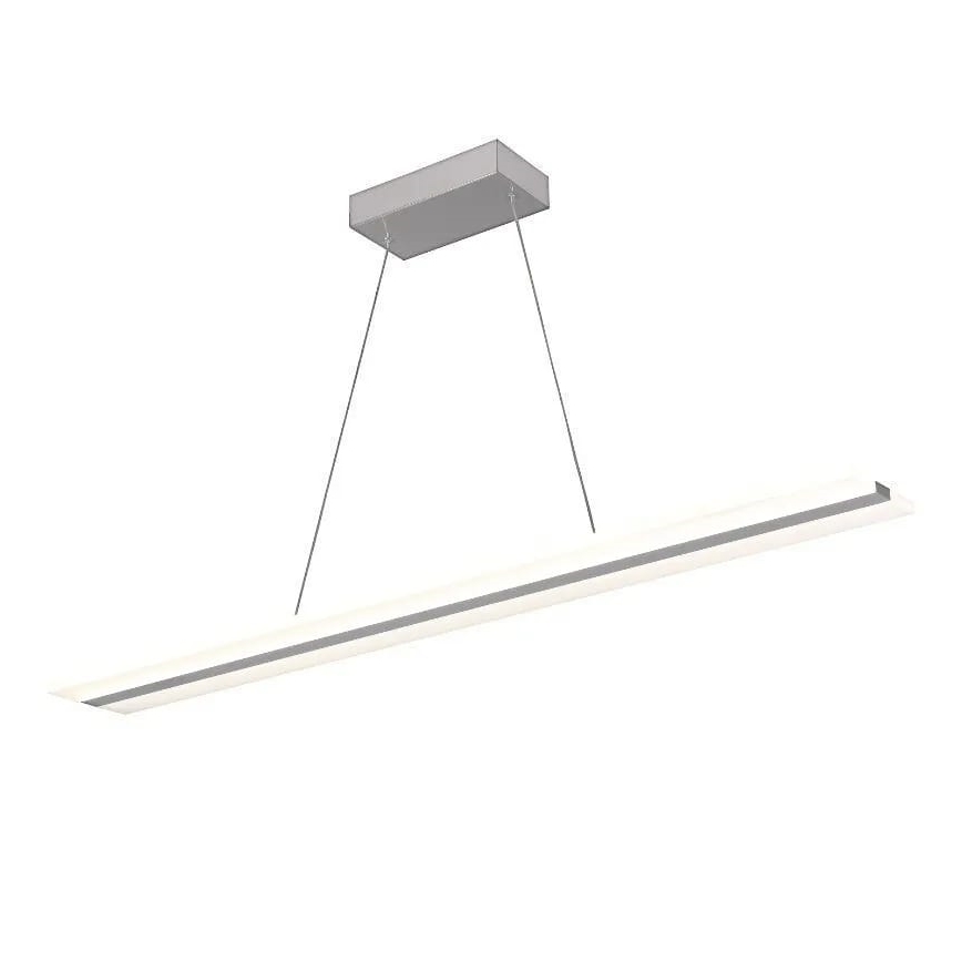 LED ljusreglerad ljuskrona på textilsladd LED/40W/230V 3000-6500K vit + fjärrkontroll