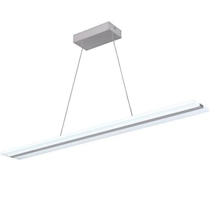 LED ljusreglerad ljuskrona på textilsladd LED/40W/230V 3000-6500K vit + fjärrkontroll