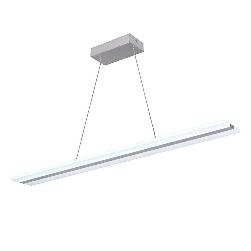 LED ljusreglerad ljuskrona på textilsladd LED/40W/230V 3000-6500K vit + fjärrkontroll