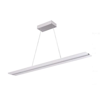 LED ljusreglerad ljuskrona på textilsladd LED/40W/230V 3000-6500K vit + fjärrkontroll