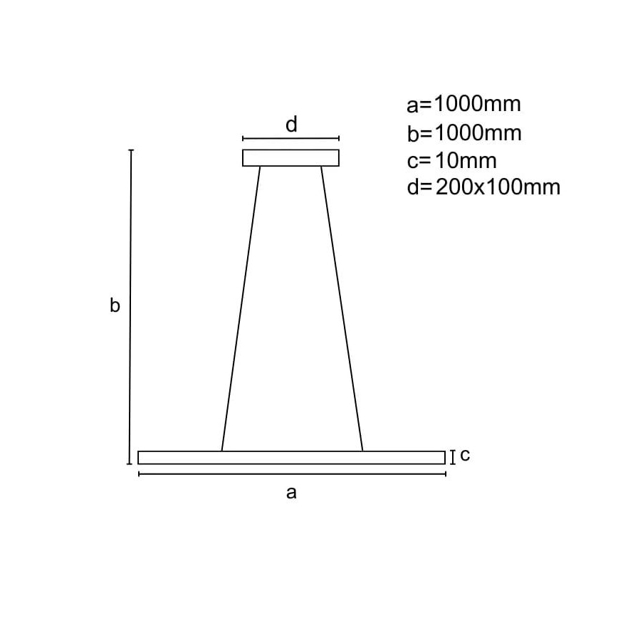 LED ljusreglerad ljuskrona på textilsladd LED/40W/230V 3000-6500K vit + fjärrkontroll