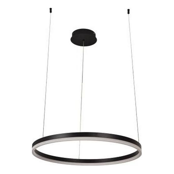 LED ljusreglerad ljuskrona på textilsladd LED/42W/230V 3000-6500K diameter 60 cm + fjärrkontroll