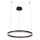 LED ljusreglerad ljuskrona på textilsladd LED/42W/230V 3000-6500K diameter 60 cm + fjärrkontroll