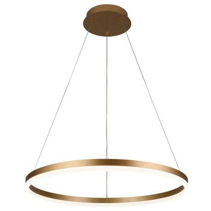 LED ljusreglerad ljuskrona på textilsladd LED/42W/230V 3000-6500K diameter 60 cm + fjärrkontroll