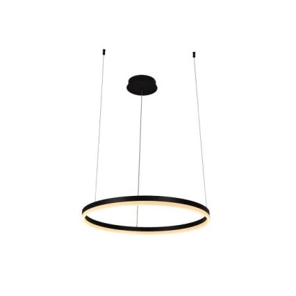 LED ljusreglerad ljuskrona på textilsladd LED/42W/230V 3000-6500K diameter 60 cm + fjärrkontroll