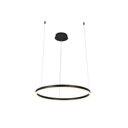 LED ljusreglerad ljuskrona på textilsladd LED/42W/230V 3000-6500K diameter 60 cm + fjärrkontroll