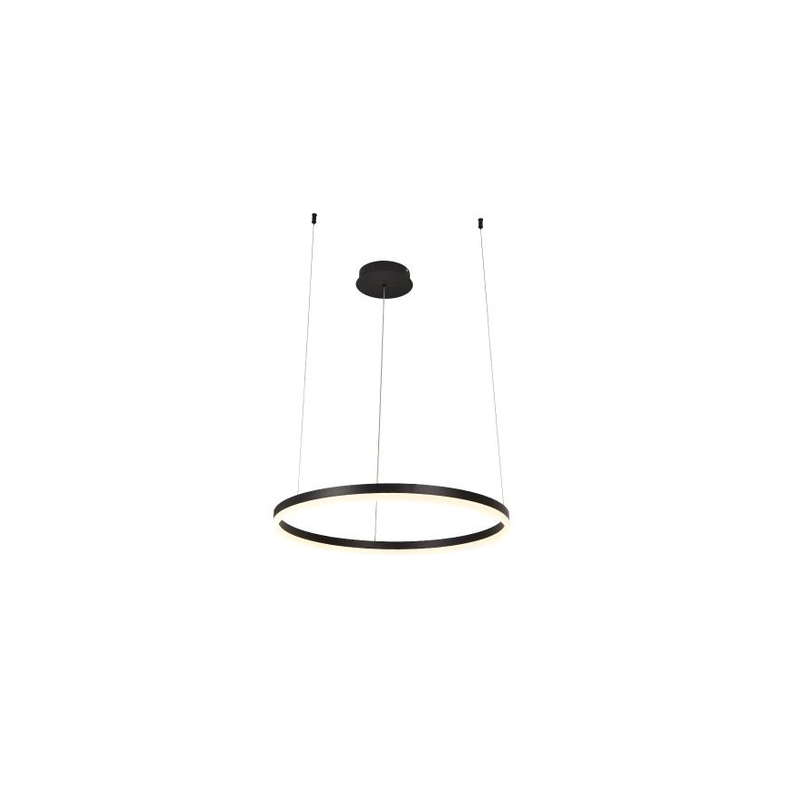 LED ljusreglerad ljuskrona på textilsladd LED/42W/230V 3000-6500K diameter 60 cm + fjärrkontroll