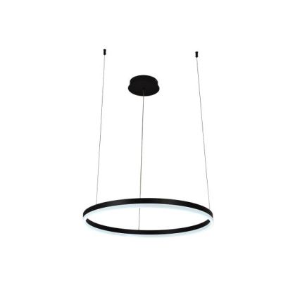 LED ljusreglerad ljuskrona på textilsladd LED/42W/230V 3000-6500K diameter 60 cm + fjärrkontroll