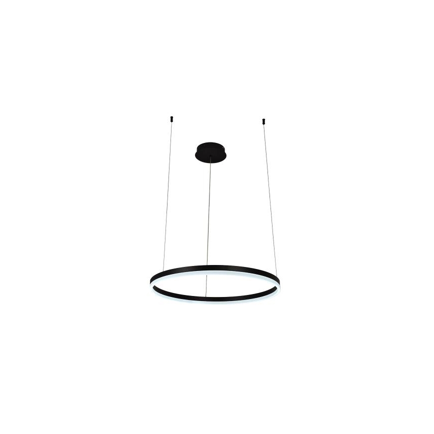 LED ljusreglerad ljuskrona på textilsladd LED/42W/230V 3000-6500K diameter 60 cm + fjärrkontroll