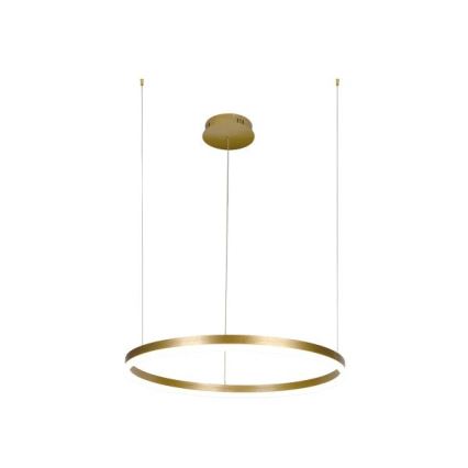 LED ljusreglerad ljuskrona på textilsladd LED/42W/230V 3000-6500K diameter 60 cm + fjärrkontroll