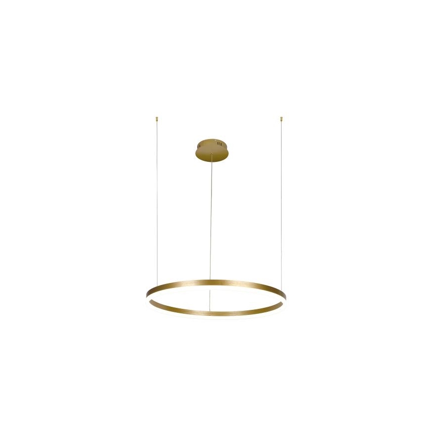 LED ljusreglerad ljuskrona på textilsladd LED/42W/230V 3000-6500K diameter 60 cm + fjärrkontroll