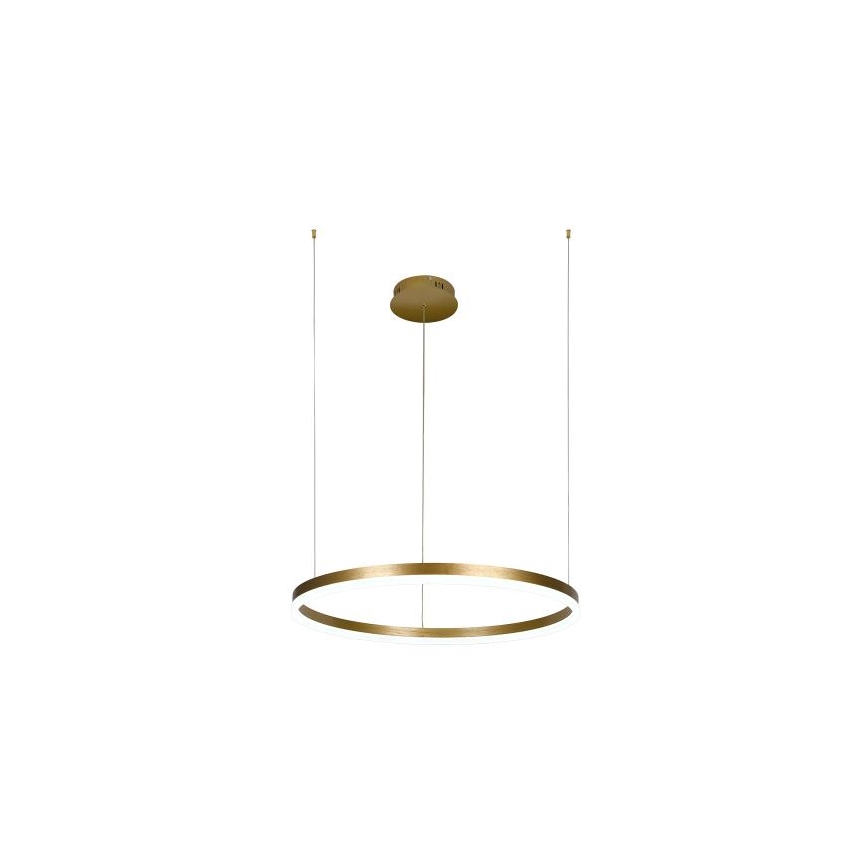 LED ljusreglerad ljuskrona på textilsladd LED/42W/230V 3000-6500K diameter 60 cm + fjärrkontroll