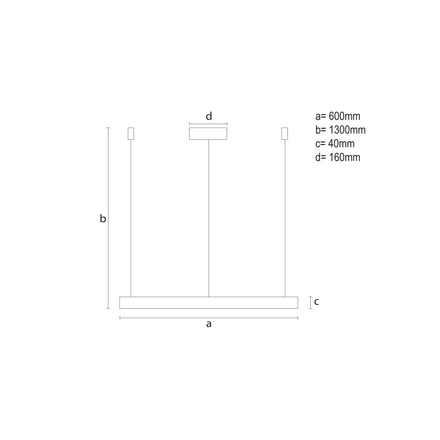 LED ljusreglerad ljuskrona på textilsladd LED/42W/230V 3000-6500K + fjärrkontroll
