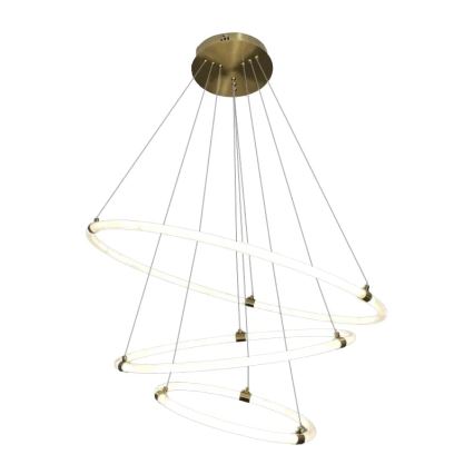 LED ljusreglerad ljuskrona på textilsladd LED/45W/230V 3000-6500K + fjärrkontroll
