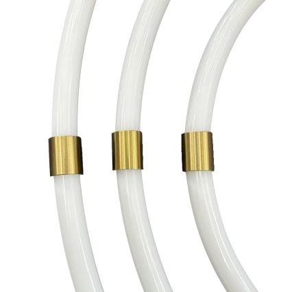 LED ljusreglerad ljuskrona på textilsladd LED/45W/230V 3000-6500K + fjärrkontroll